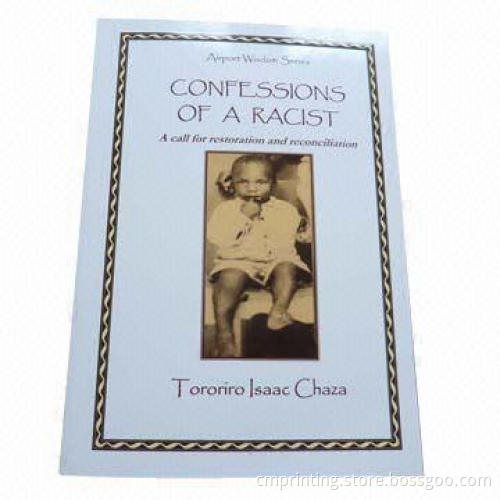 Softcover Book Printing, 2+2C, 100gsm Offset Paper, Embossed on Front Cover